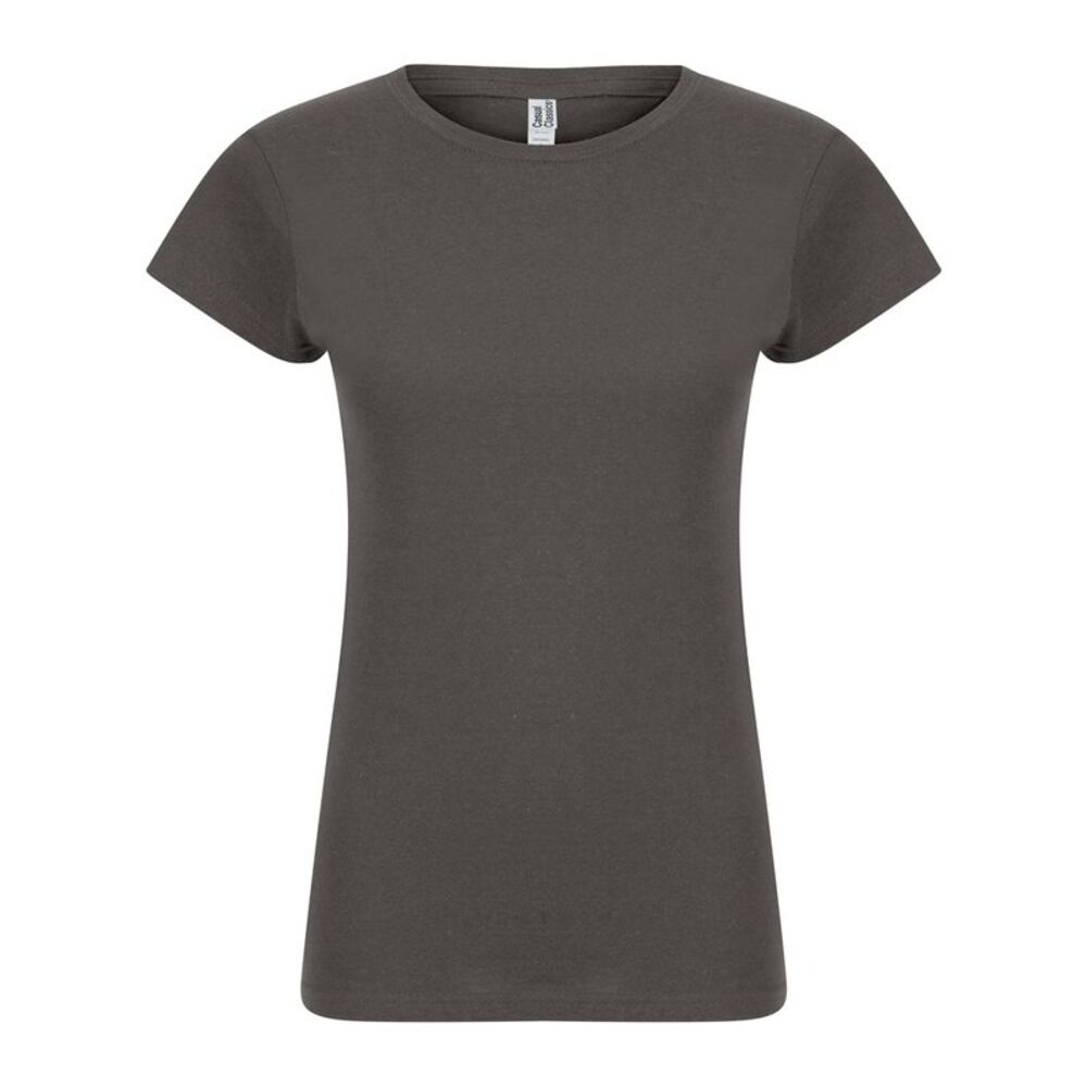 Casual Classic Womens/Ladies T-Shirt / Charcoal
